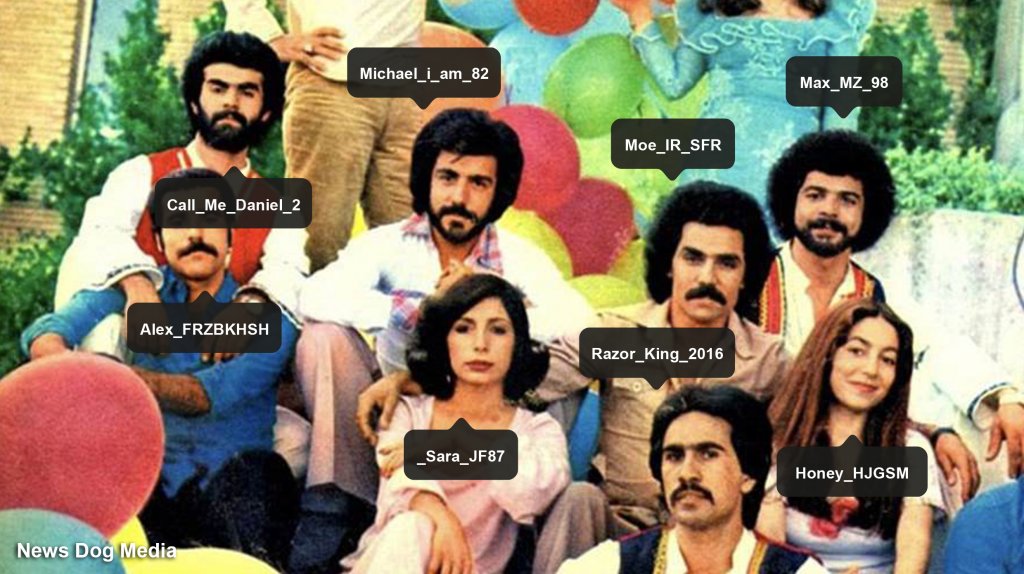 How do I spot the Iranians in the room? Iranians in the 70s